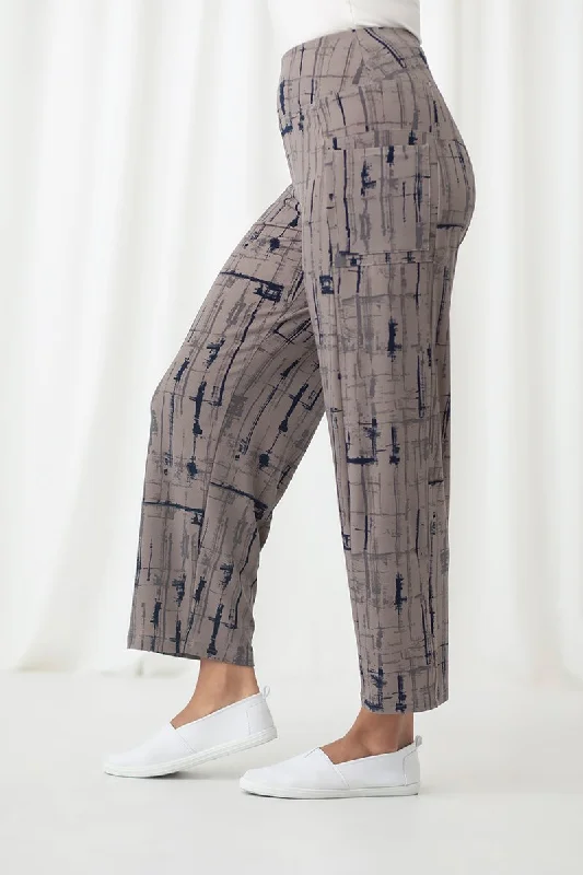 Pocket Ankle Pant | Drifting Lines Sand
