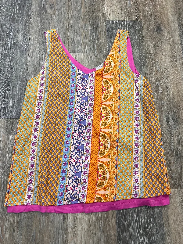 Top Sleeveless By Mainstream Boutique In Multi-colored, Size: M